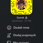 snapchat profil dymek