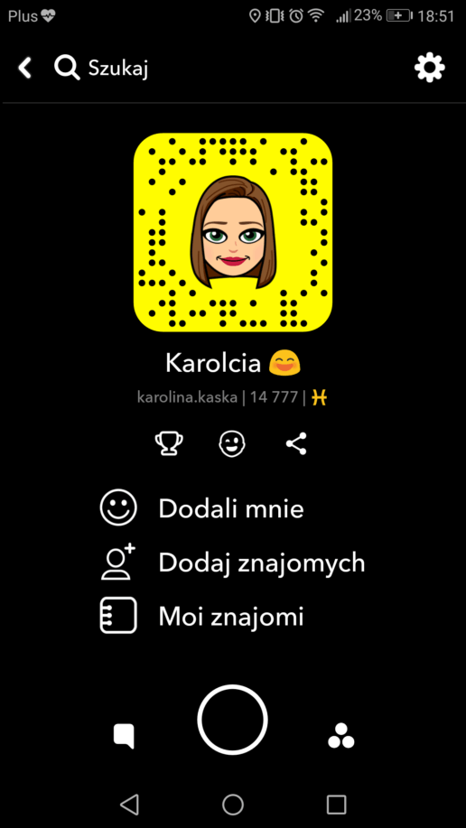 karolina kaska profil snapchat